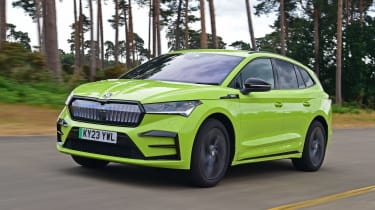 Skoda Enyaq iV vRS - front tracking